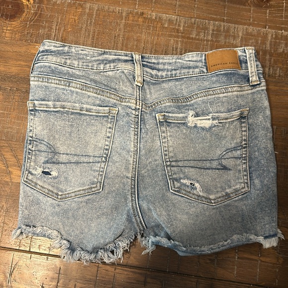 American Eagle Next Level Stretch Midi Distressed Shorts - Picture 5 of 5